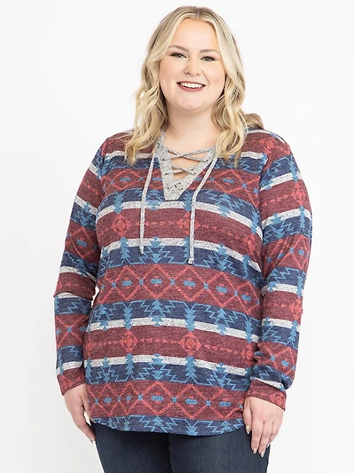 Women's Cross Neck Top
