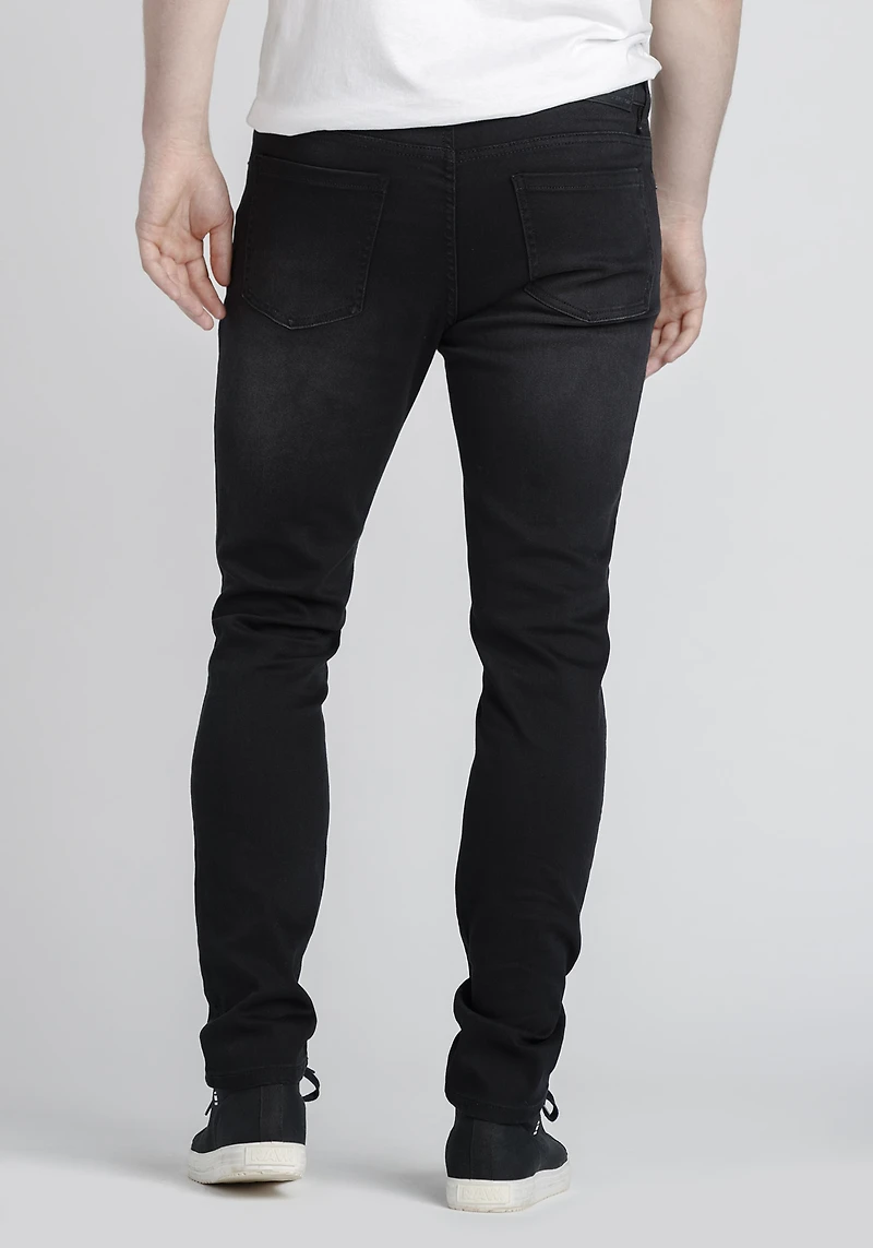 Men's Washed Black Skinny Jeans