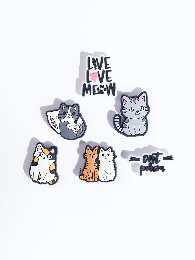 Cat Person Shoe Charms