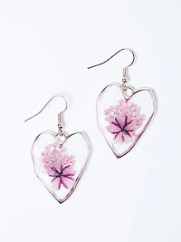 Women's Pressed Flower Earrings