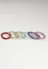 Women's Holographic Jelly Spirals