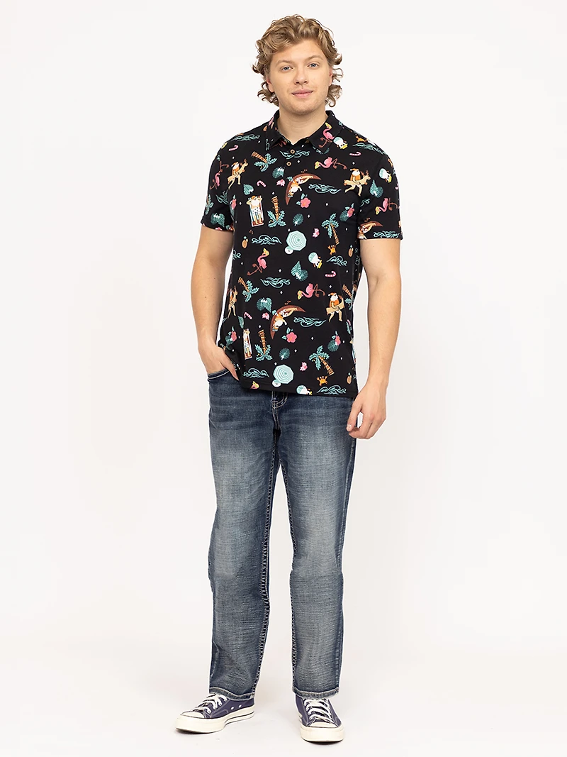 Men's Holiday Polo Shirt