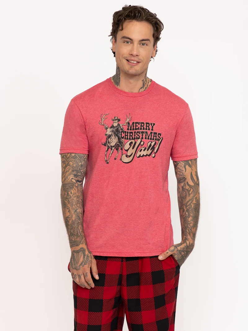 Men's Merry Christmas Y'all Tee