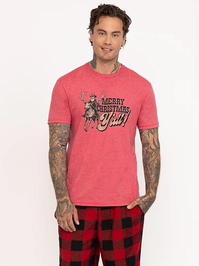 Men's Merry Christmas Y'all Tee