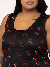 Women's Cherry Skater Dress