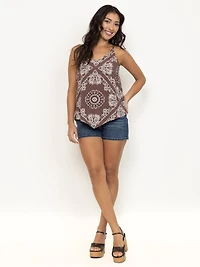 Women's Bandana Print Tank