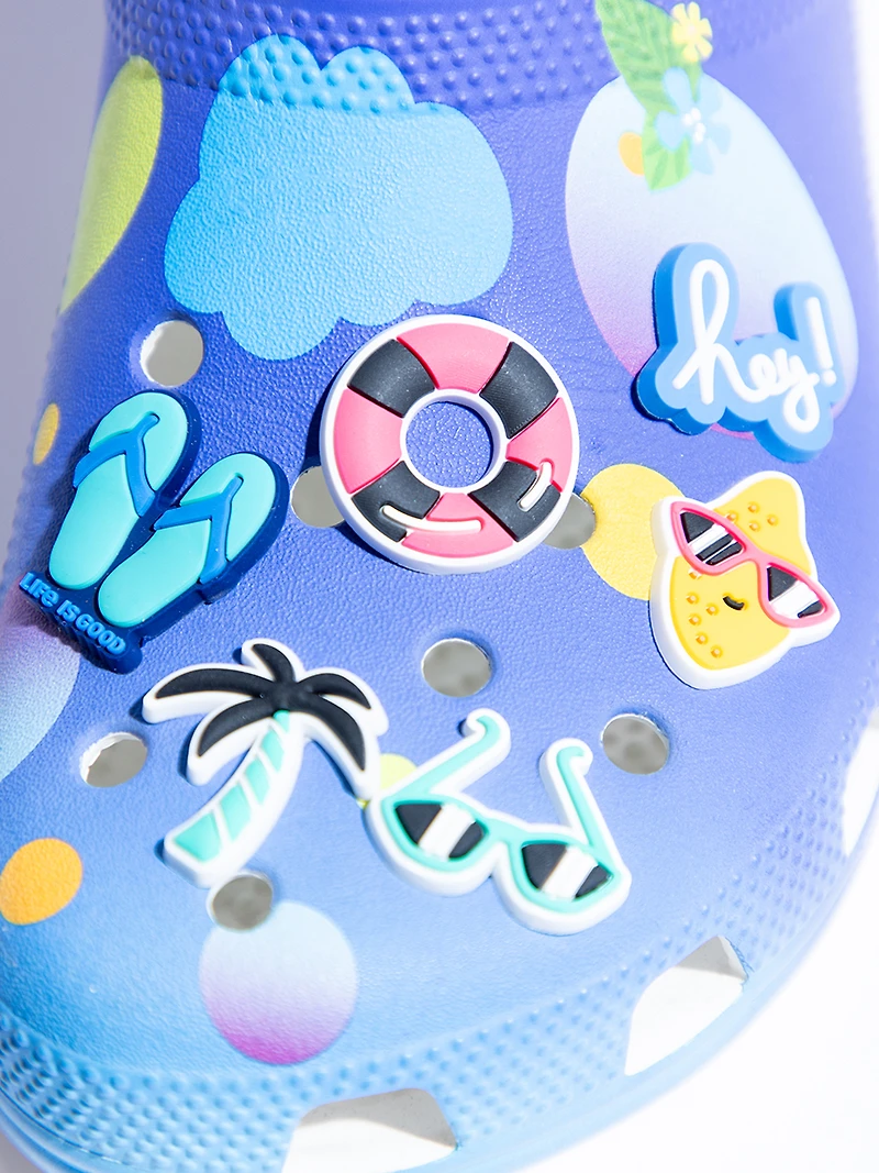 Beach Fun Shoe Charms