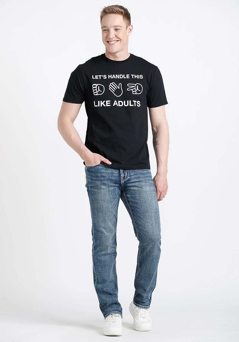 Men's Let's Handle This Like Adults Tee