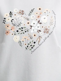 Women's Autumn Heart Sweat Shirt