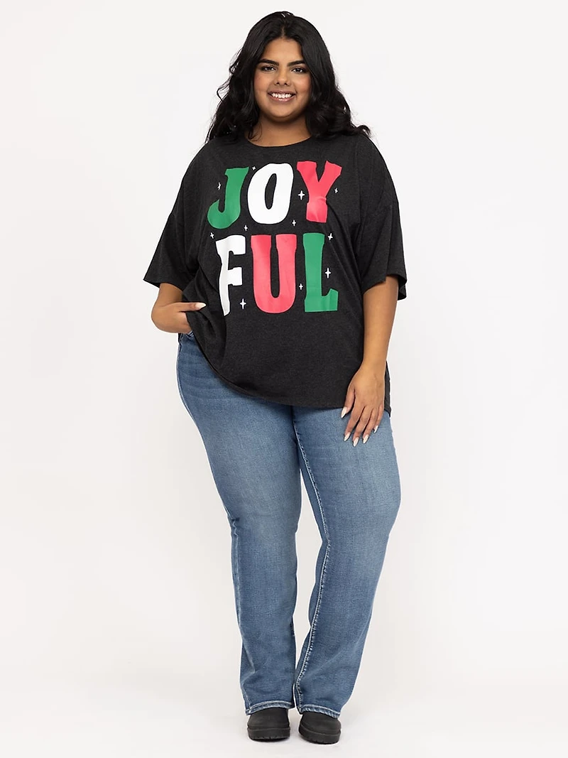 Women's Joyful Oversized Tee