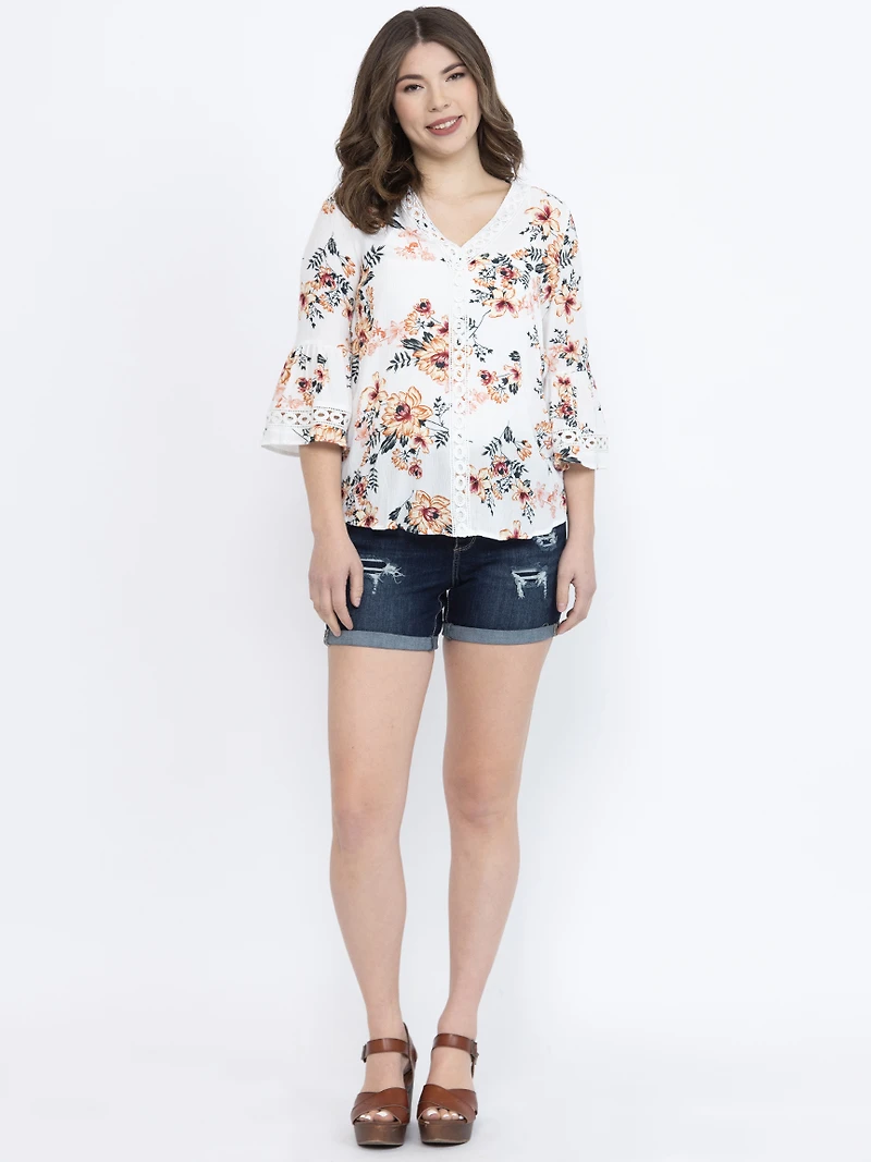 Women's Bell Sleeve Top