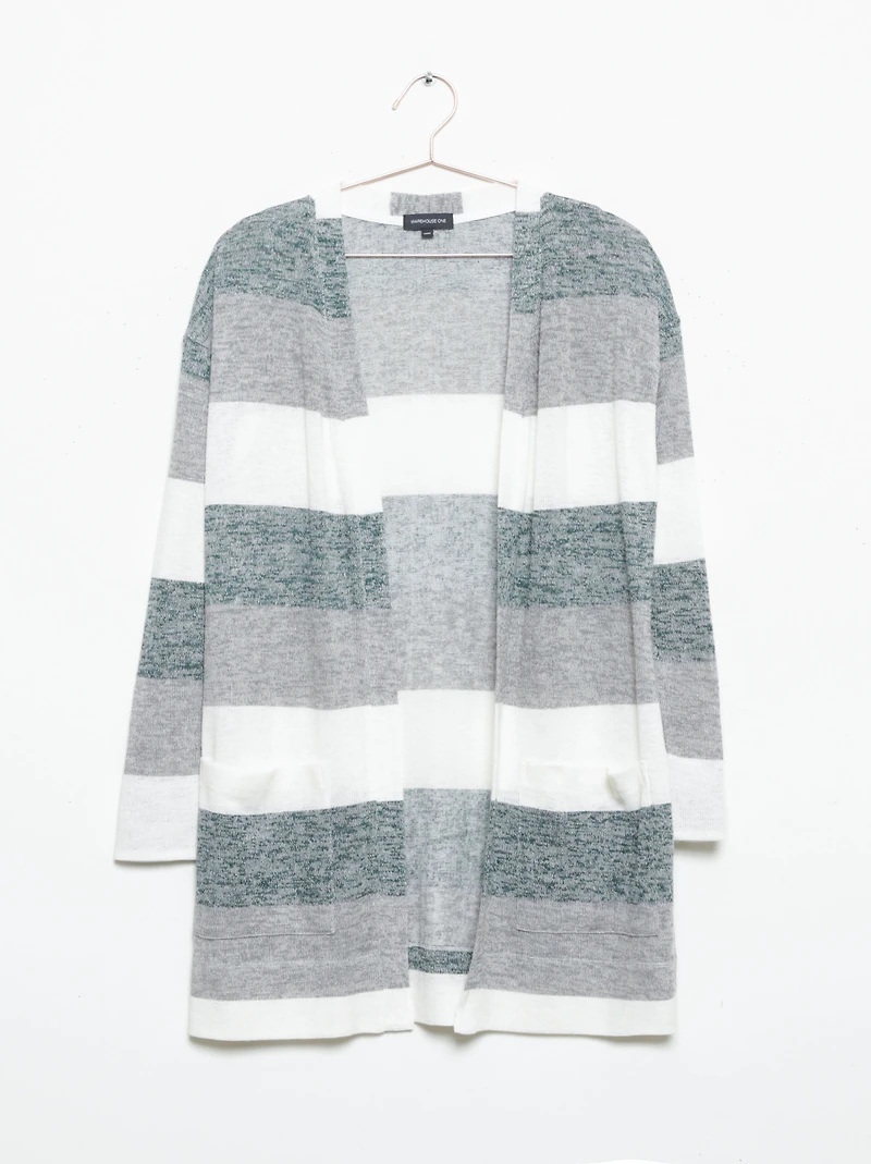 Women's Striped Cardigan