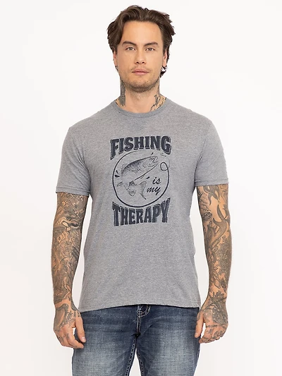 Men's Fishing is my Therapy Tee
