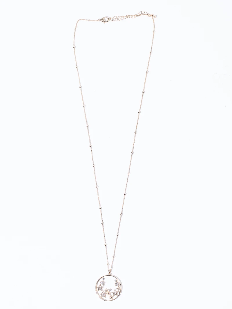 Women's Floating Stars Necklace