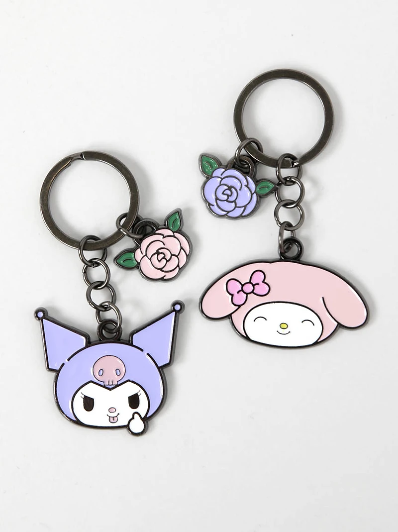 My Melory & Kuromi Keychain Set