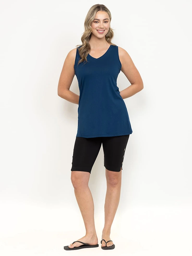 Women's Side Button Bike Short