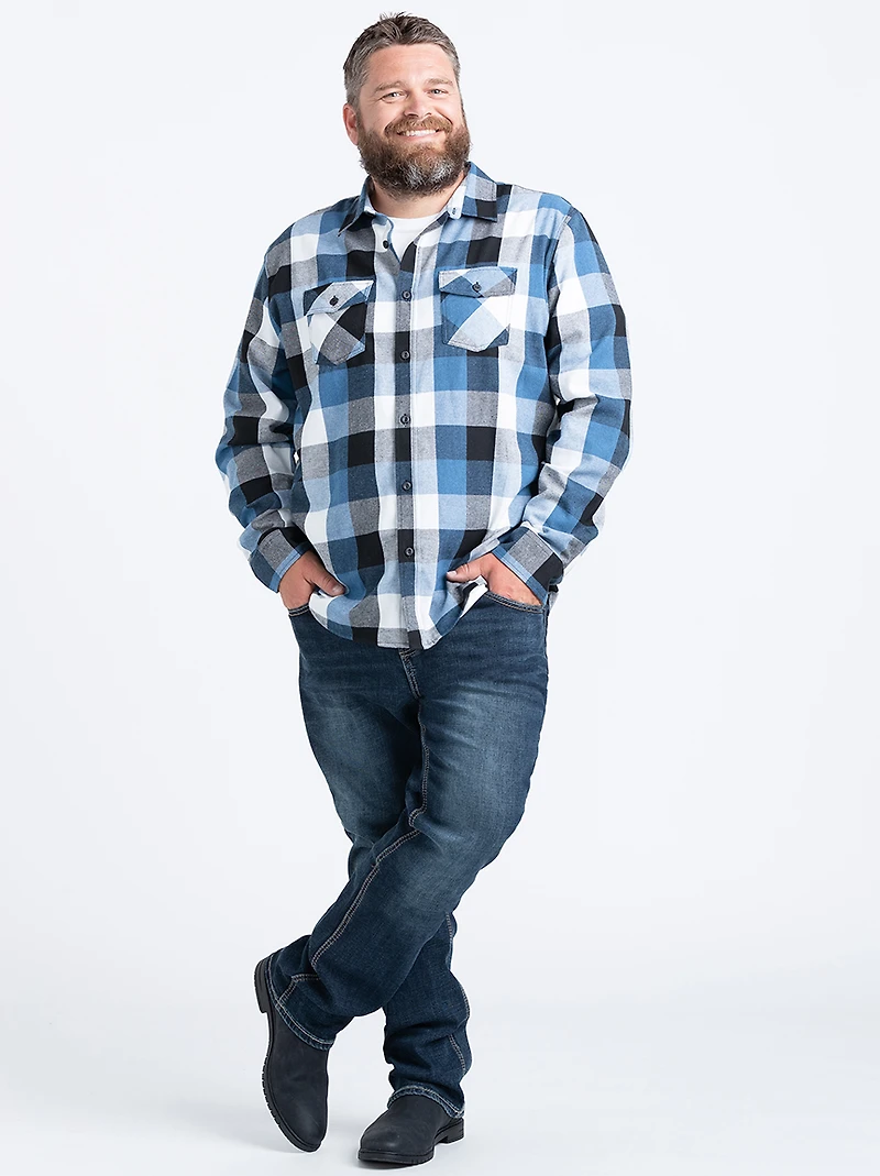Men's Plaid Flannel Shirt