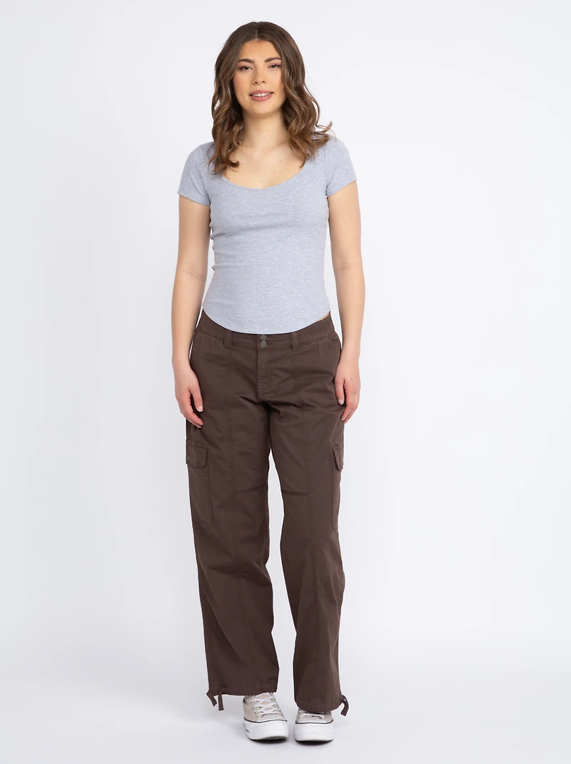 Women's Rib Sweetheart Neck Tee