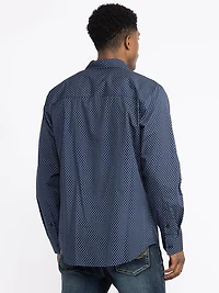 Men's Diamond Print Shirt