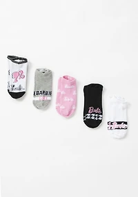 5- Pack Women's Barbie No Show Socks