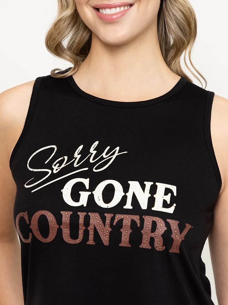 Women's Gone Country Hanky Hem Tank