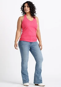 Women's Ribbed Halter Tank