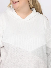 Women's Cable Knit Hoodie