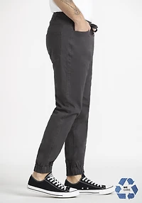 Men's 5 Pocket Dark Grey Twill Jogger