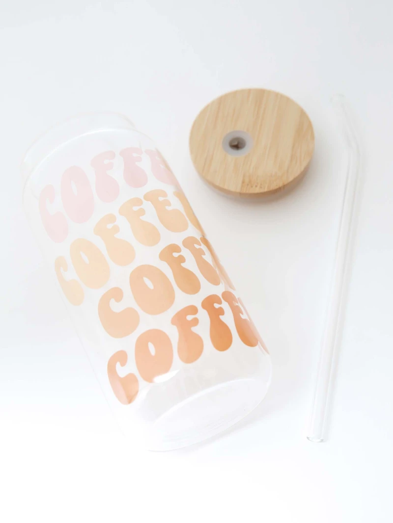 Coffee Lover Glass Tumbler