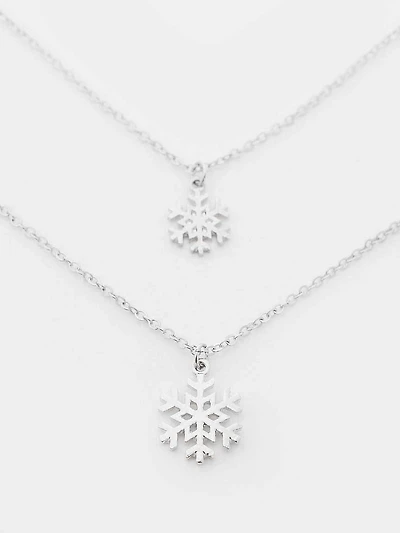 Women's Dainty Snowflake Necklaces