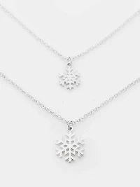 Women's Dainty Snowflake Necklaces