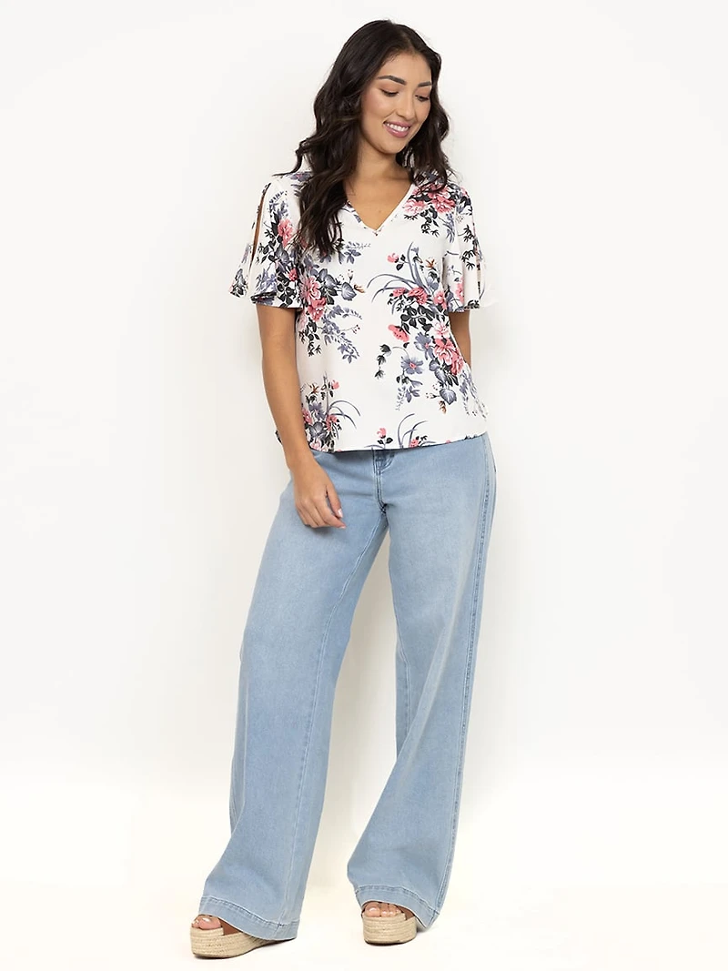 Women's Split Sleeve Blouse