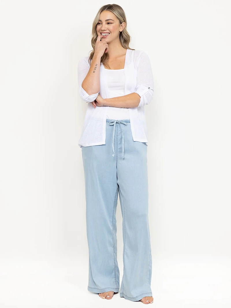 Women's Roll Sleeve Cardigan