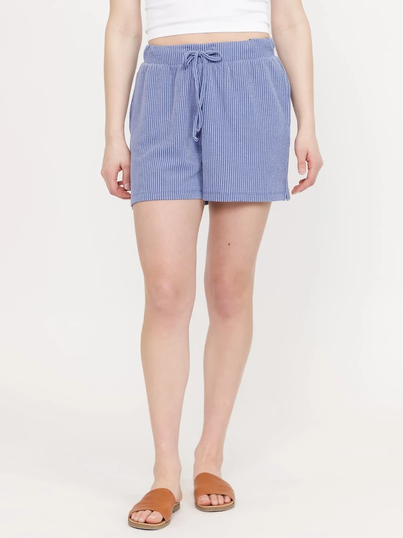 Women's Wavy Rib Pull On Short