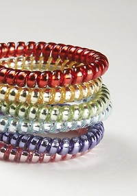 Women's Holographic Jelly Spirals