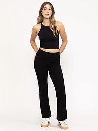 Women's Fold Over Waist Yoga Pant