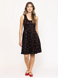 Women's Cherry Skater Dress