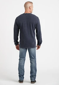 Men's Waffle Henley