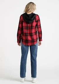 Women's Buffalo Plaid Hoodie