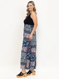 Women's Colour Block Scarf Maxi Dress