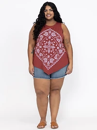 Women's Bandana Tank