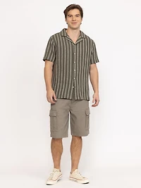 Men's Textured Stripe Shirt