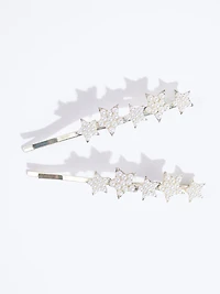 4Pk Star Hair Pins