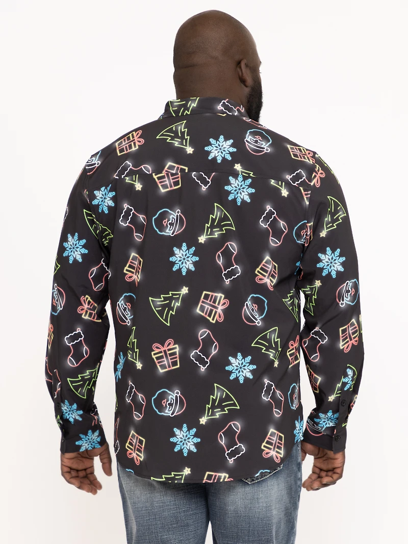 Men's Neon Lights Shirt