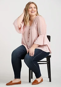 Women's Bell Sleeve Blouse