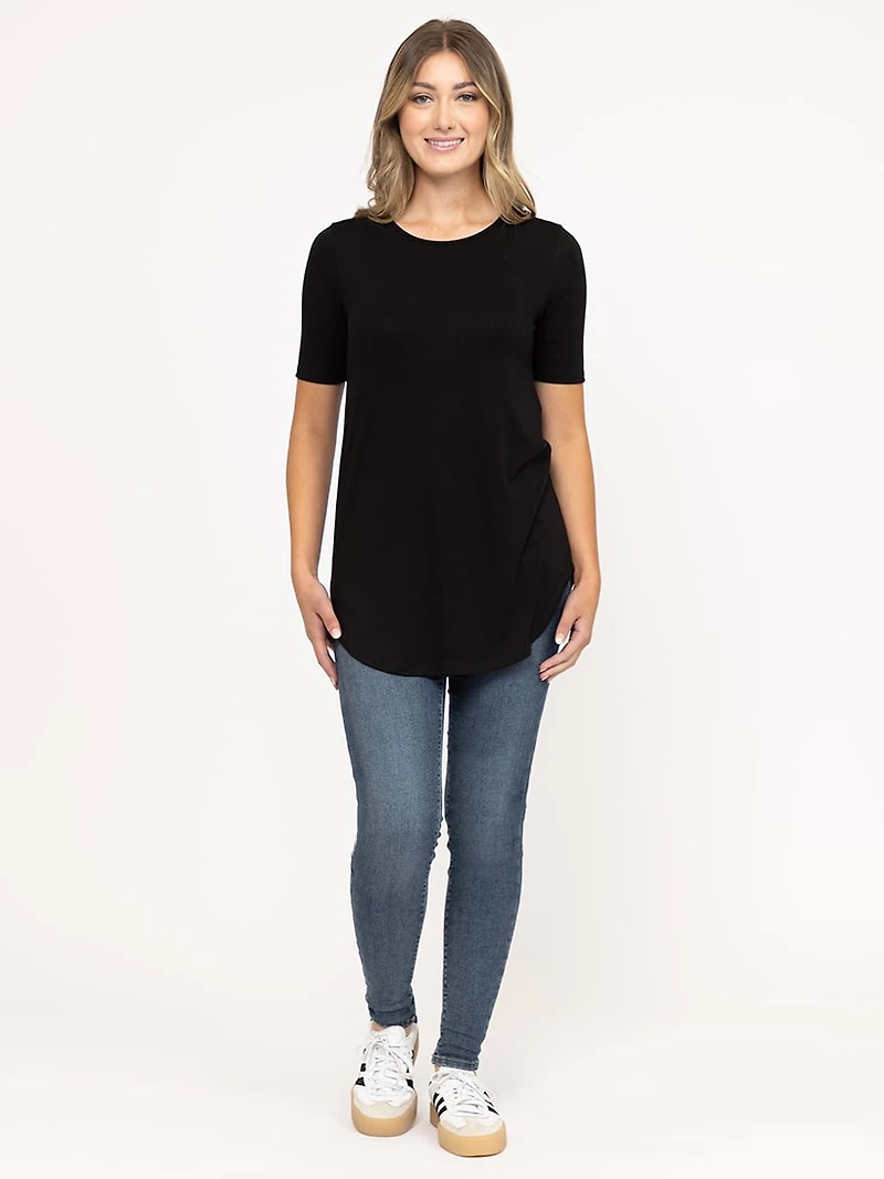 Women's Crew Neck Legging Tunic Tee