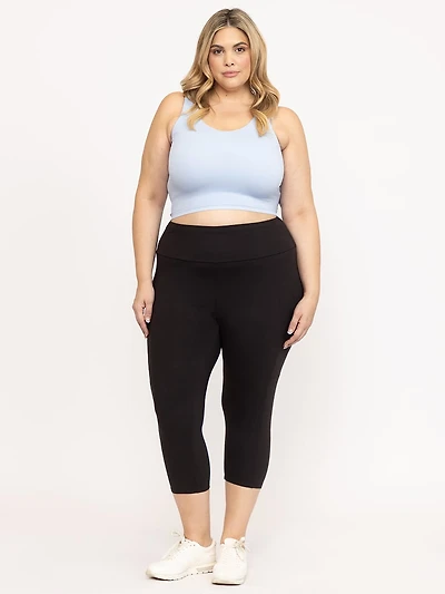 Women's Cell Phone Pocket Capri Legging