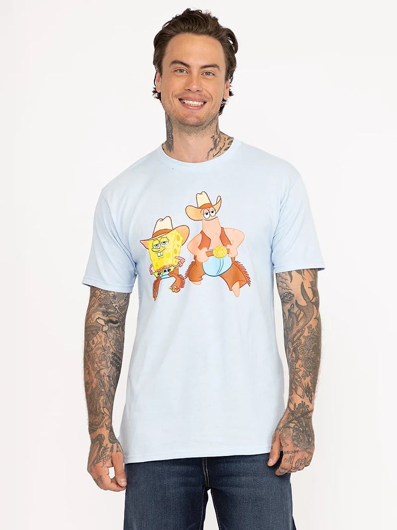 Men's Sponge Bob & Patrick Tee