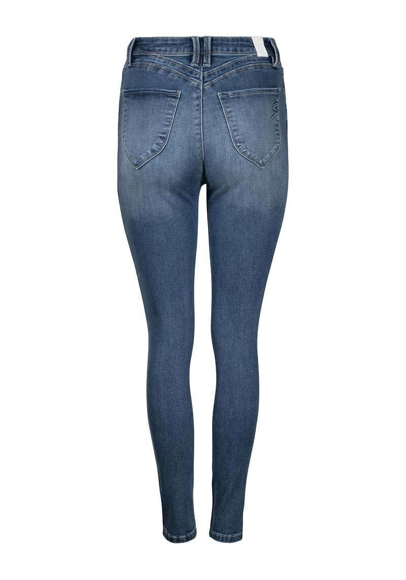 Women's High Rise Rip & Tear Skinny Jean