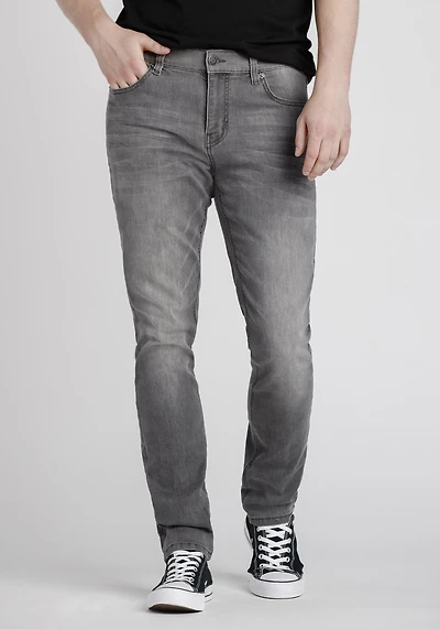 Men's Stone Grey Skinny Jeans